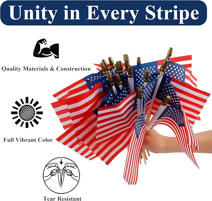 Fourth of July Mini Flag