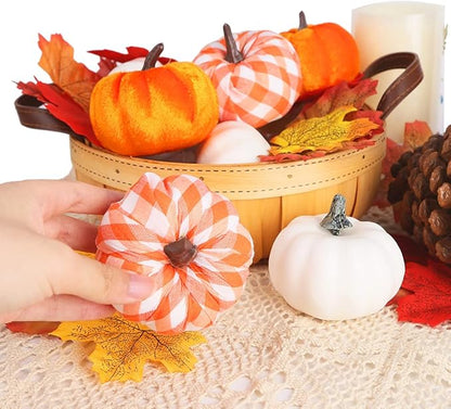 Halloween Velvet Fabric Pumpkins