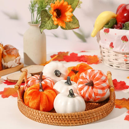 Halloween Velvet Fabric Pumpkins